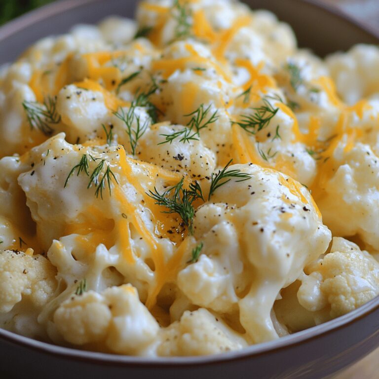 Chou-fleur rôti au cheddar ranch